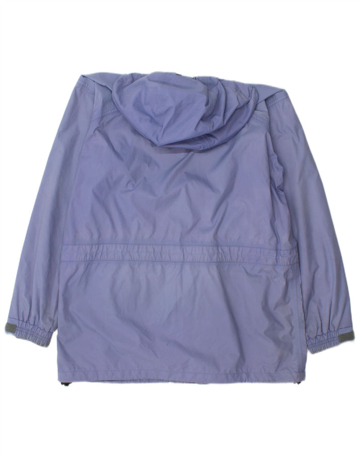 Berghaus Dame Oversized Hætte Regnjakke UK 12 Medium Lilla Nylon