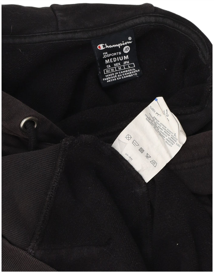 Champion Herre grafisk hættetrøje Jumper Medium Sort bomuld