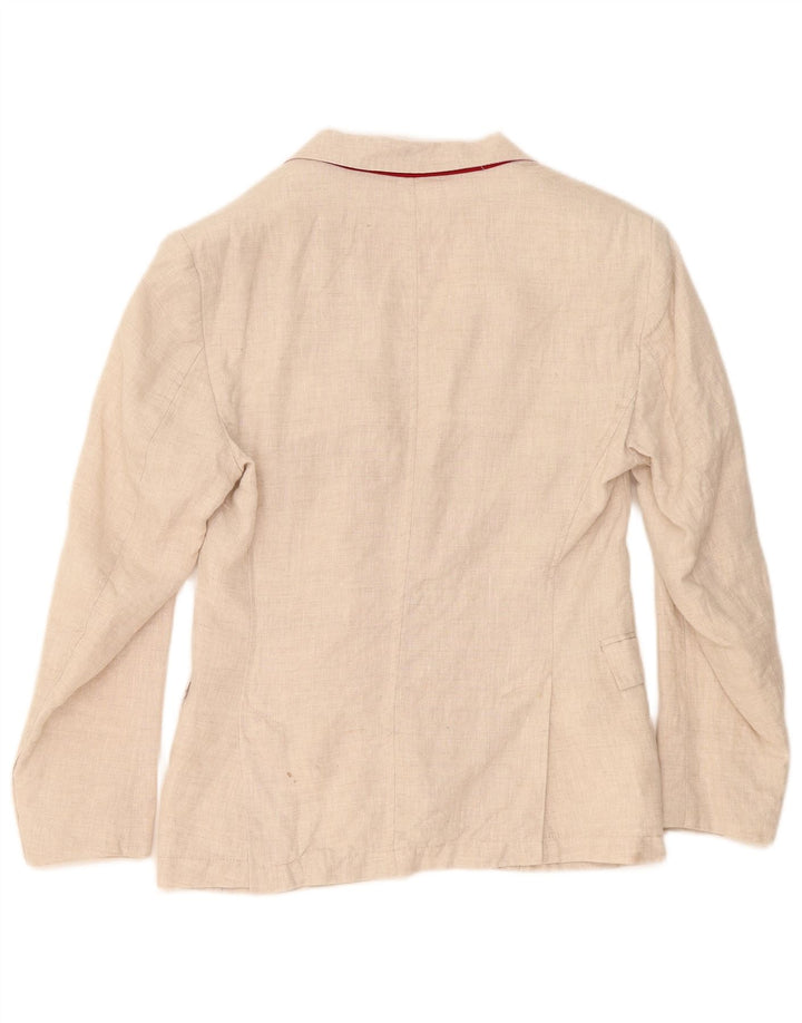 Zara Herre 2-knaps blazerjakke EU 46 Small Beige