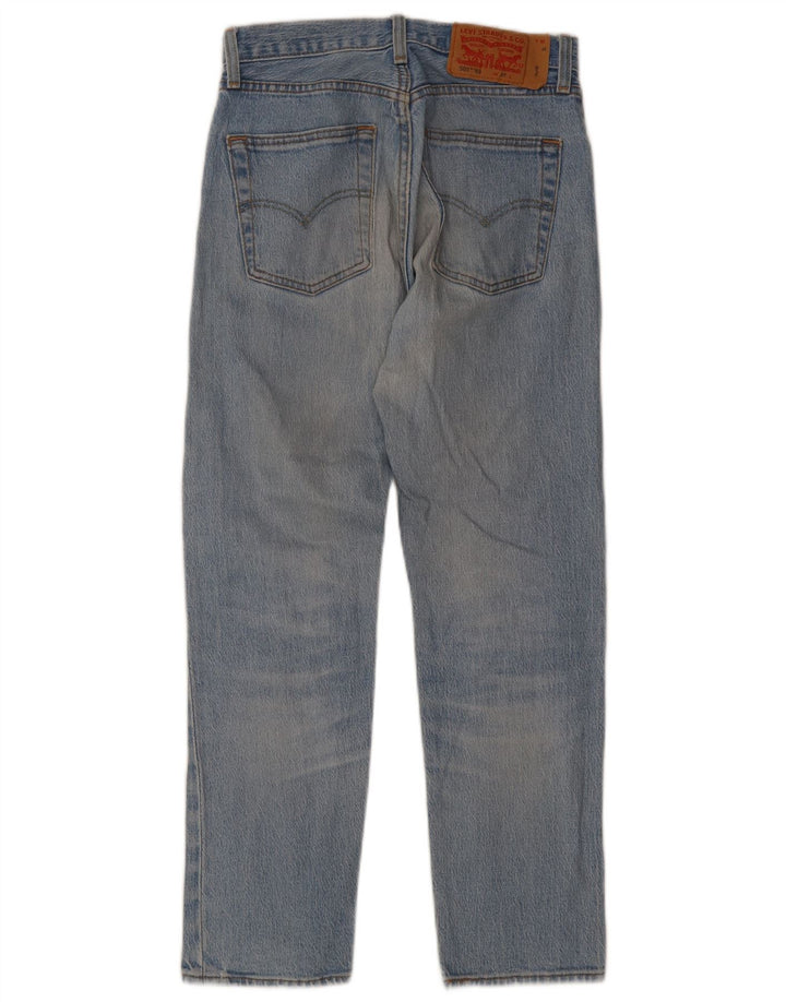 Levi's Herre 501 Straight Jeans W27 L28 Blå Bomuld 90'erne