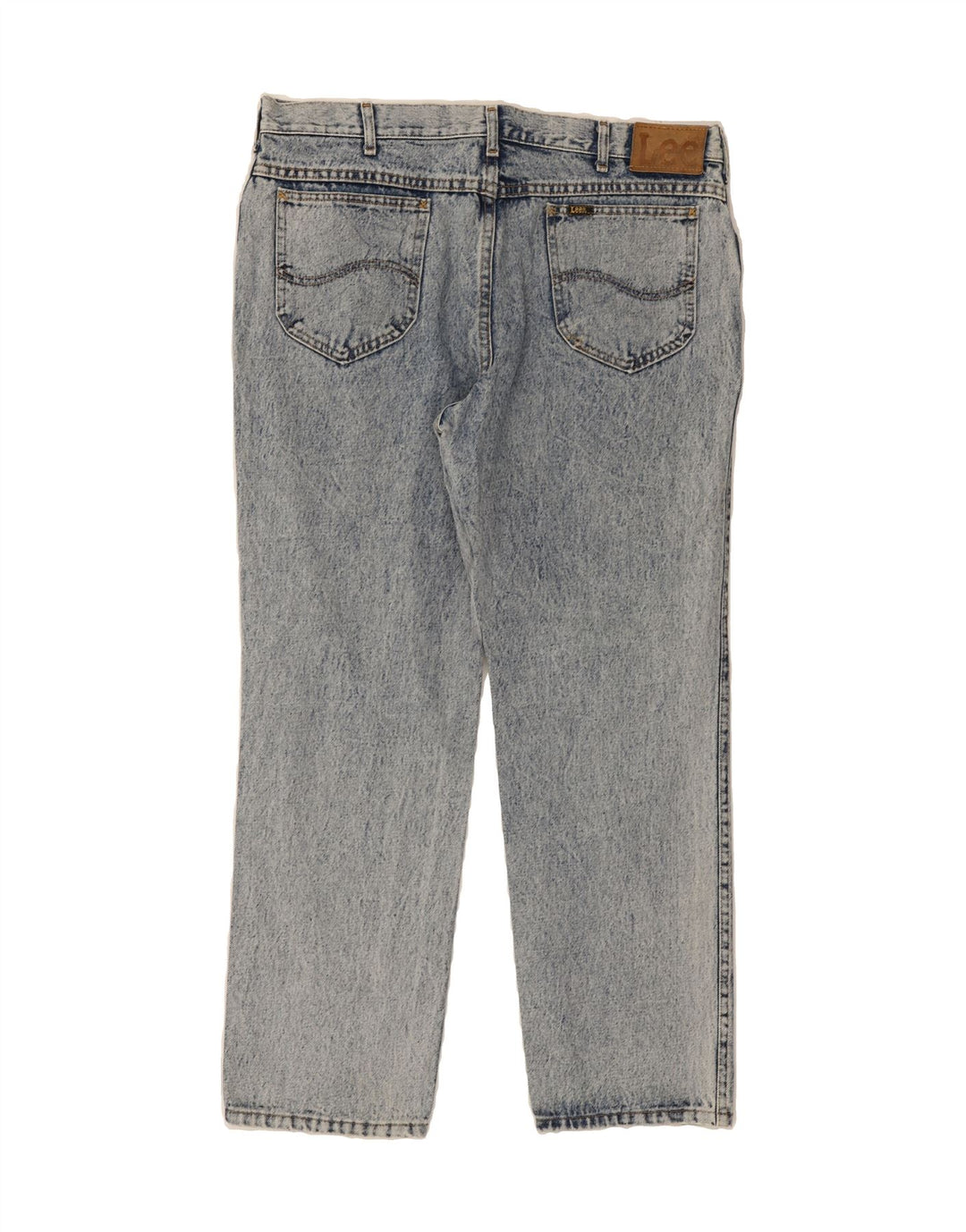 LEE Mens Straight Jeans W38 L30 Blue Cotton Vintage Lee and Second-Hand Lee from Messina Hembry 