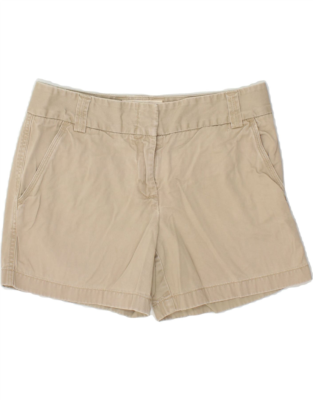 J. CREW Womens Classic Chino Shorts US 6 Medium W30 Beige Cotton Vintage J. Crew and Second-Hand J. Crew from Messina Hembry 