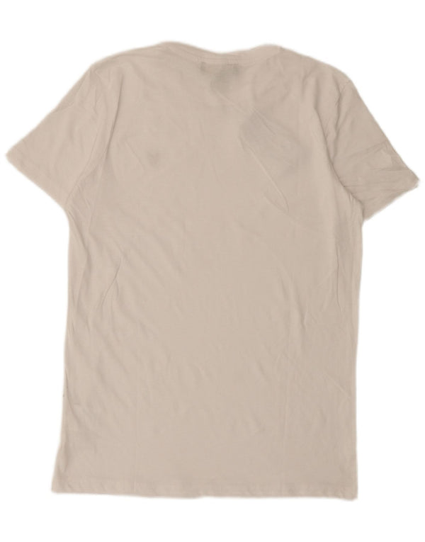 Lyle & Scott Herre T-shirt Top Medium Hvid Bomuld