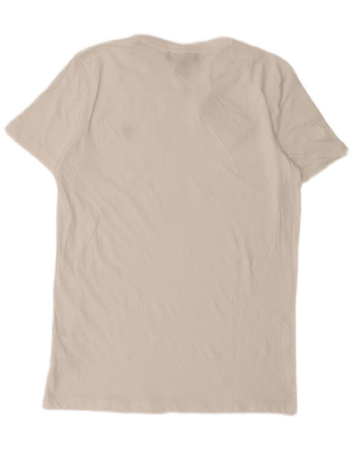 Lyle & Scott Herre T-shirt Top Medium Hvid Bomuld