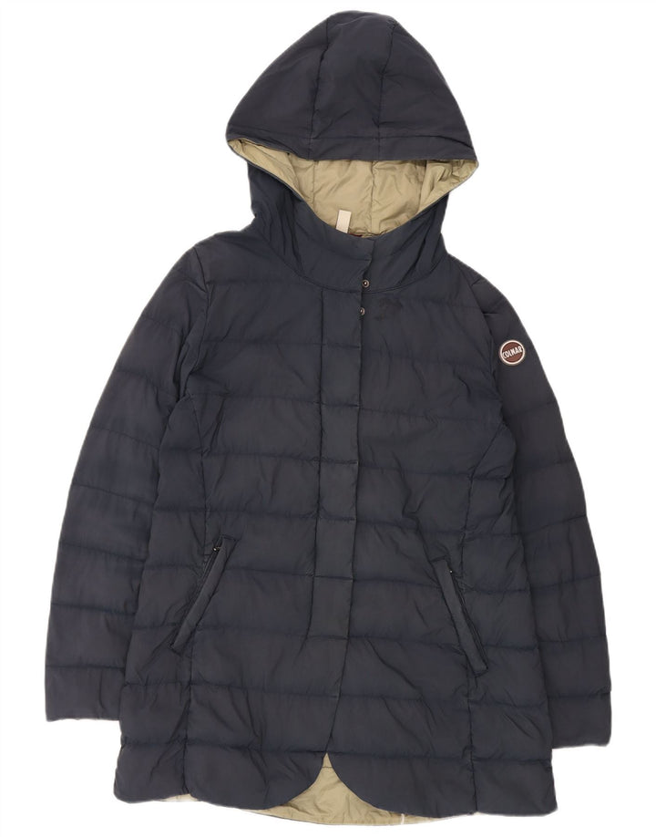 Colmar Polstret hættejakke til kvinder IT 44 Mellem marineblå polyamid