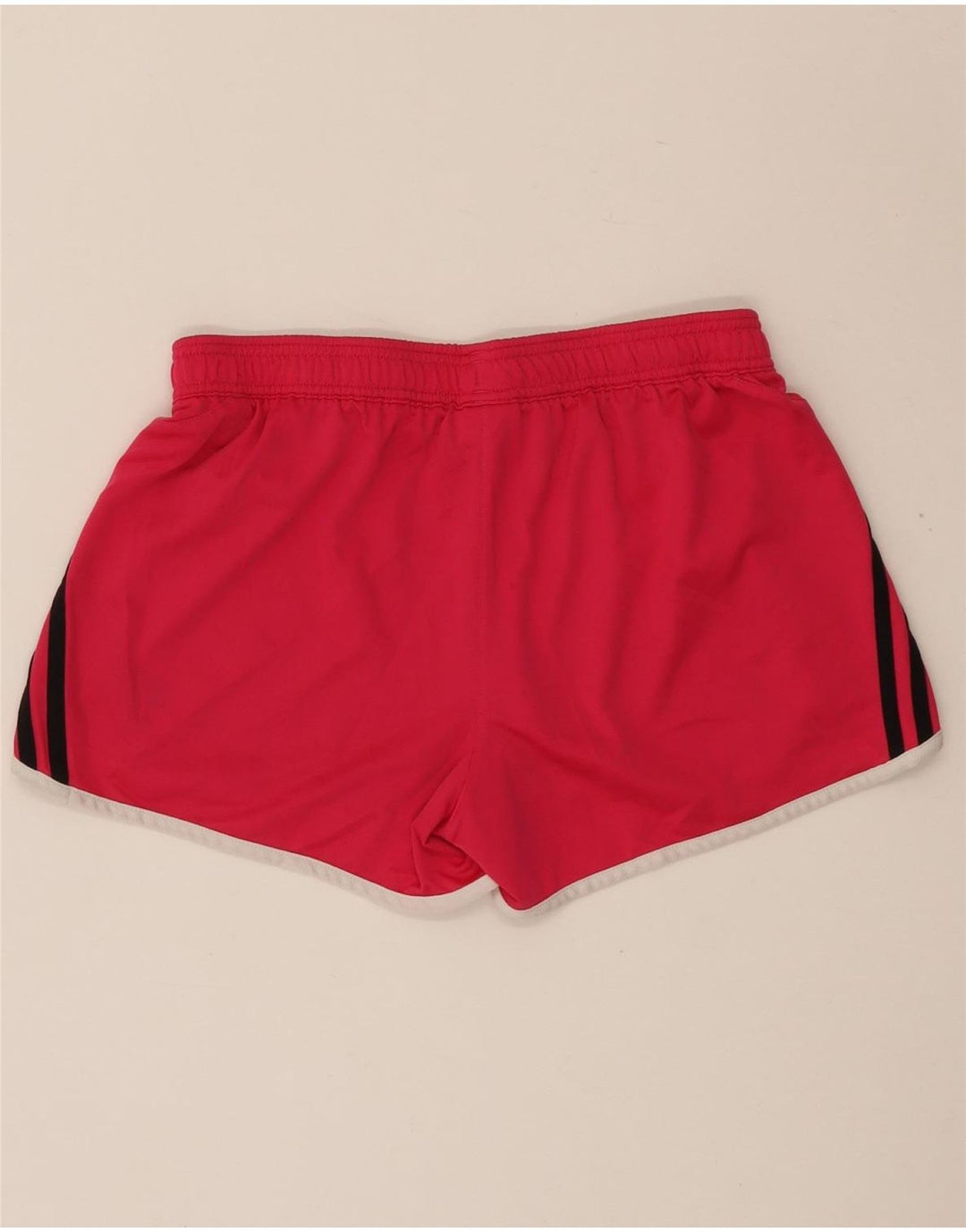 ADIDAS sportsshorts til kvinder UK 12/14 Medium Pink Polyester