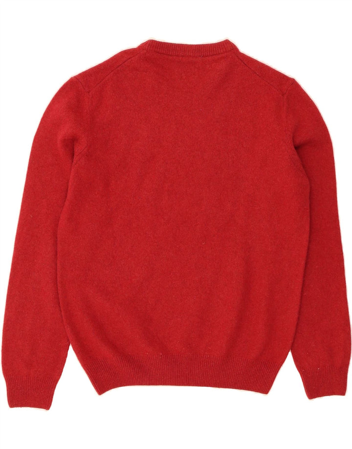 MARLBORO CLASSICS Womens Crew Neck Jumper Sweater UK 16 Large Red Wool Vintage Marlboro Classics and Second-Hand Marlboro Classics from Messina Hembry 