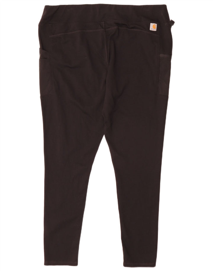 Carhartt Womens Fitted Leggings UK 20 2XL Sort