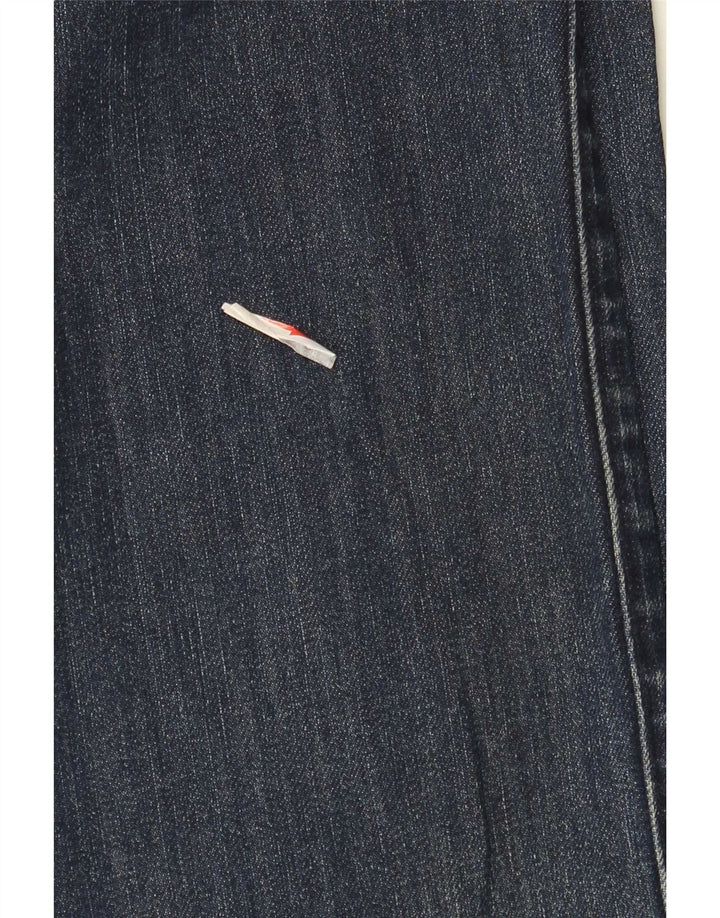 Hugo Boss Herre Stretch Straight Jeans W32 L30 Marineblå Bomuld