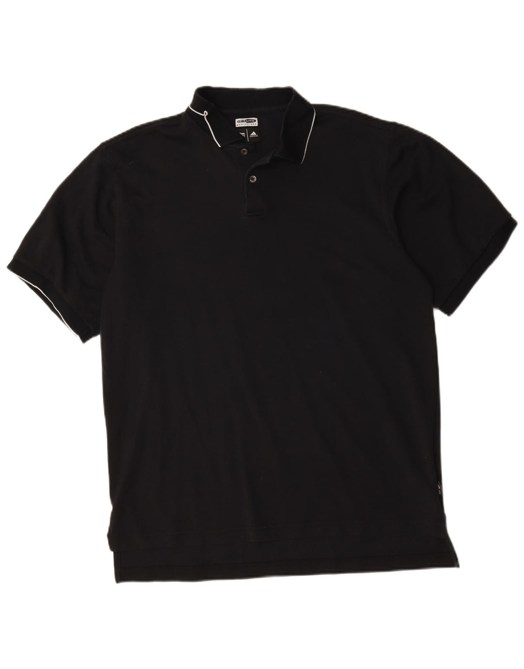 Adidas Herre Climalite Polo Shirt Stor sort bomuld
