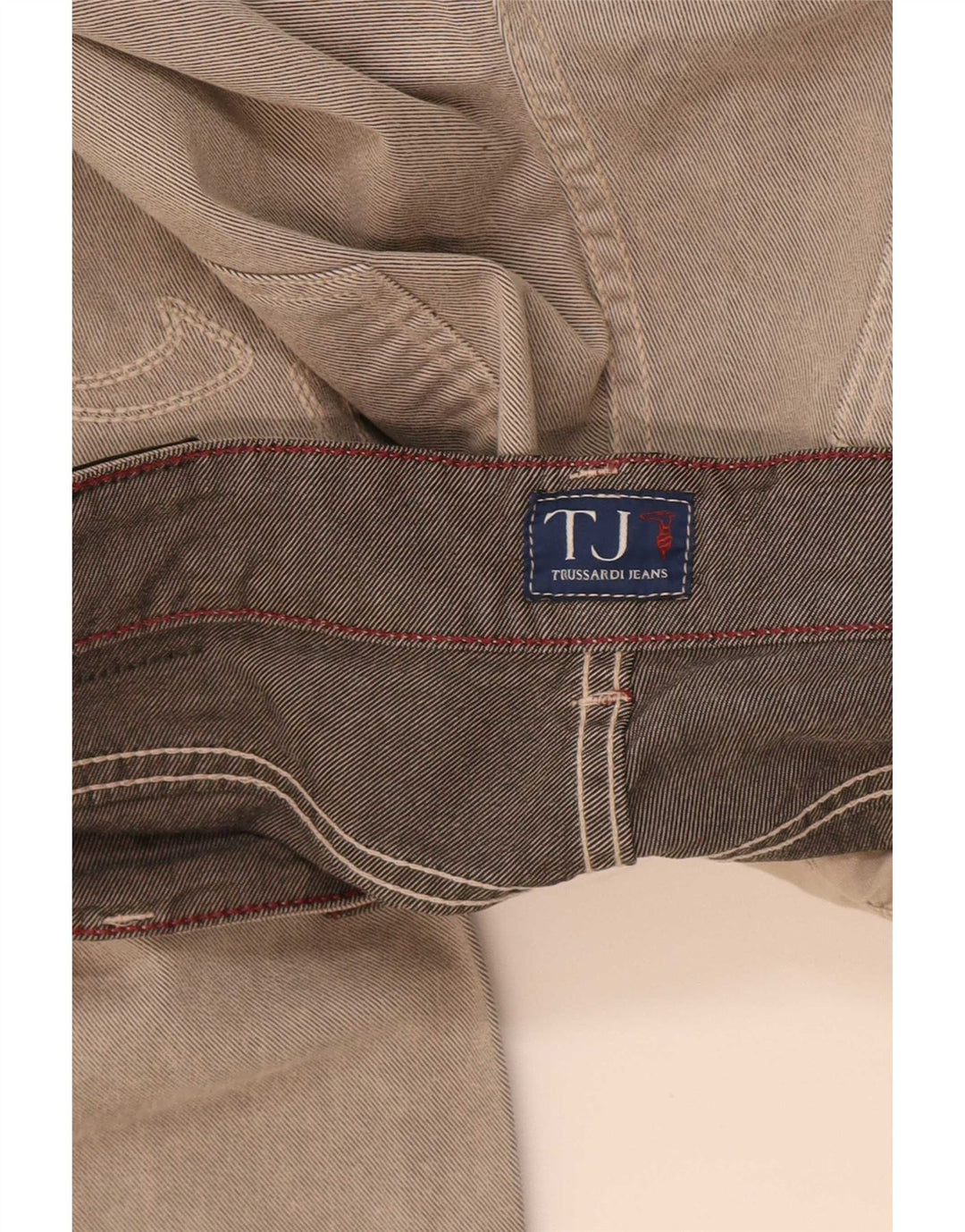 Trussardi Straight Jeans til mænd W31 L33 Grå bomuld