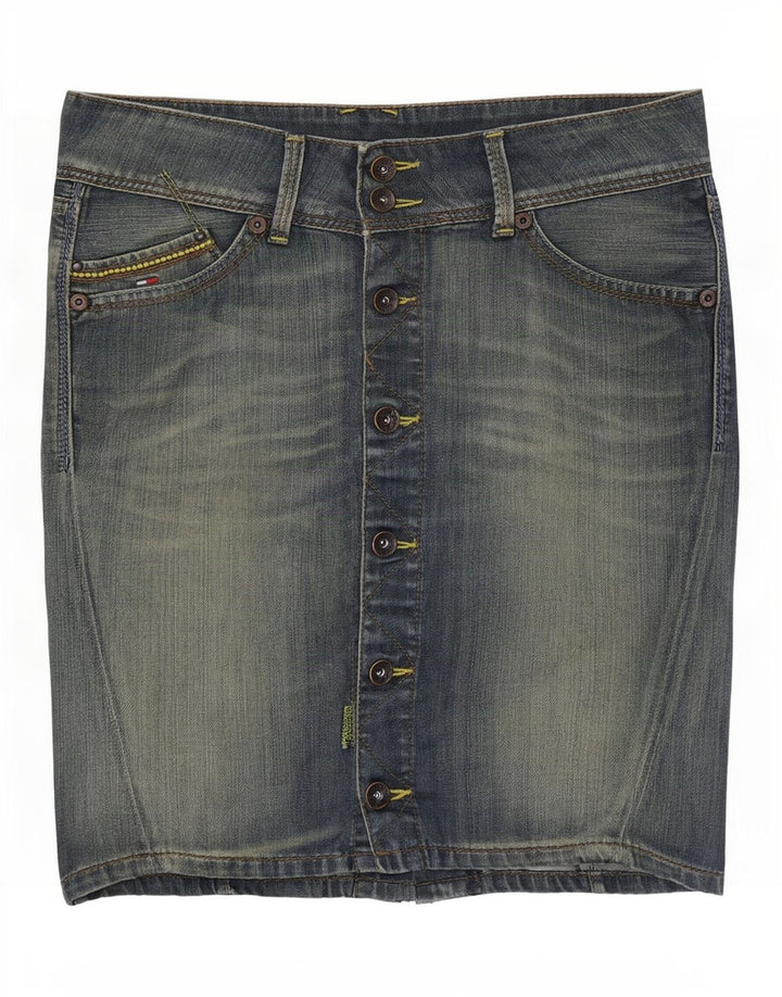 Tommy Hilfiger Dame Sonora Denim Nederdel Medium W34 Blå Bomuld