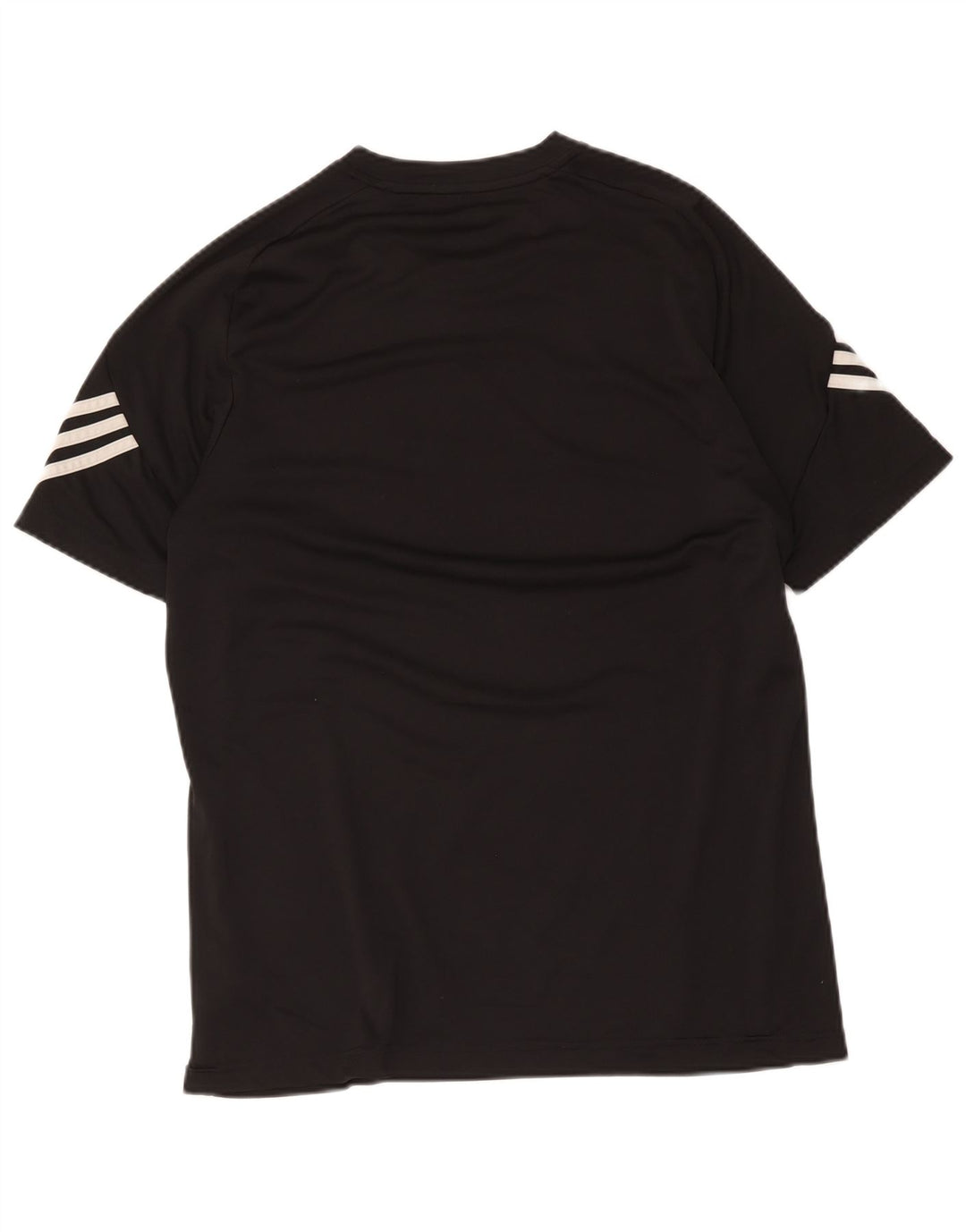 Adidas Herre Grafisk T-Shirt Top Stor Sort Polyester Sports