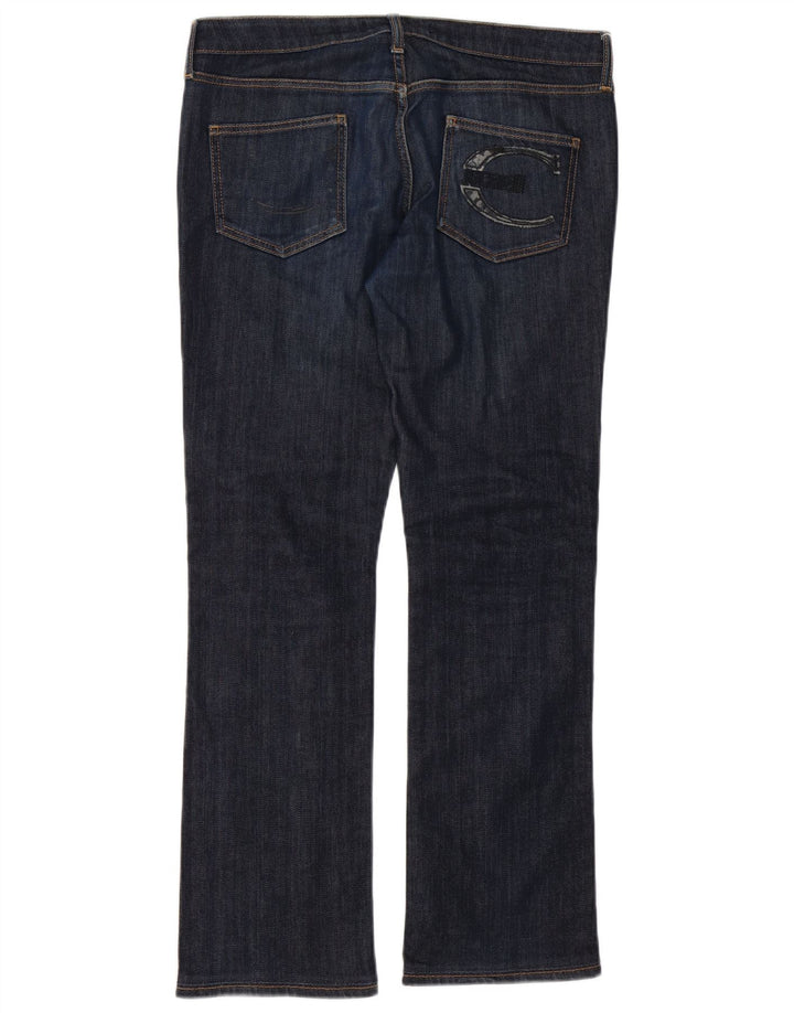 Just Cavalli Dame Bootcut Jeans IT 46 Large W32 L30 Navy Blue
