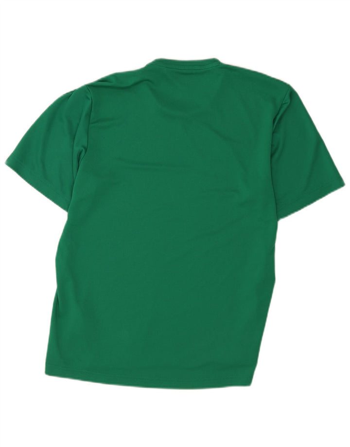 Adidas Herre Climalite T-Shirt Top Medium Grøn Polyester