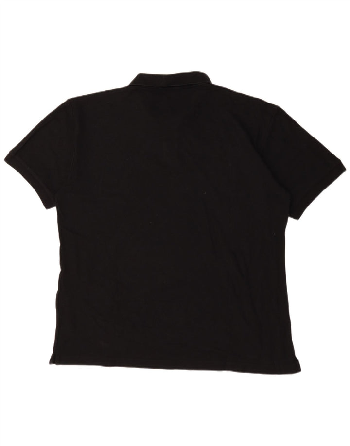 Fila Herre Polo Shirt IT 56 2XL Sort Bomuld