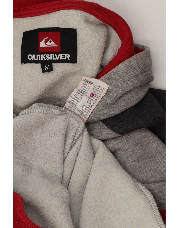 Quiksilver Herre hættetrøje Jumper Medium Grå Colourblock Bomuld