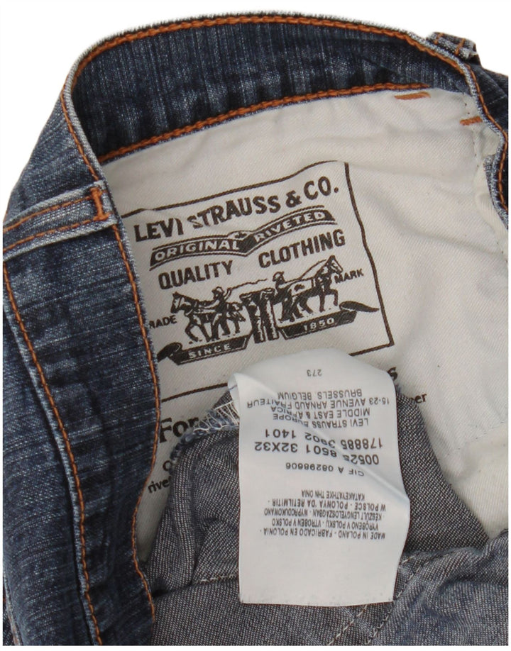 LEVI'S Dame Bootcut Jeans W32 L32 Blå Bomuld