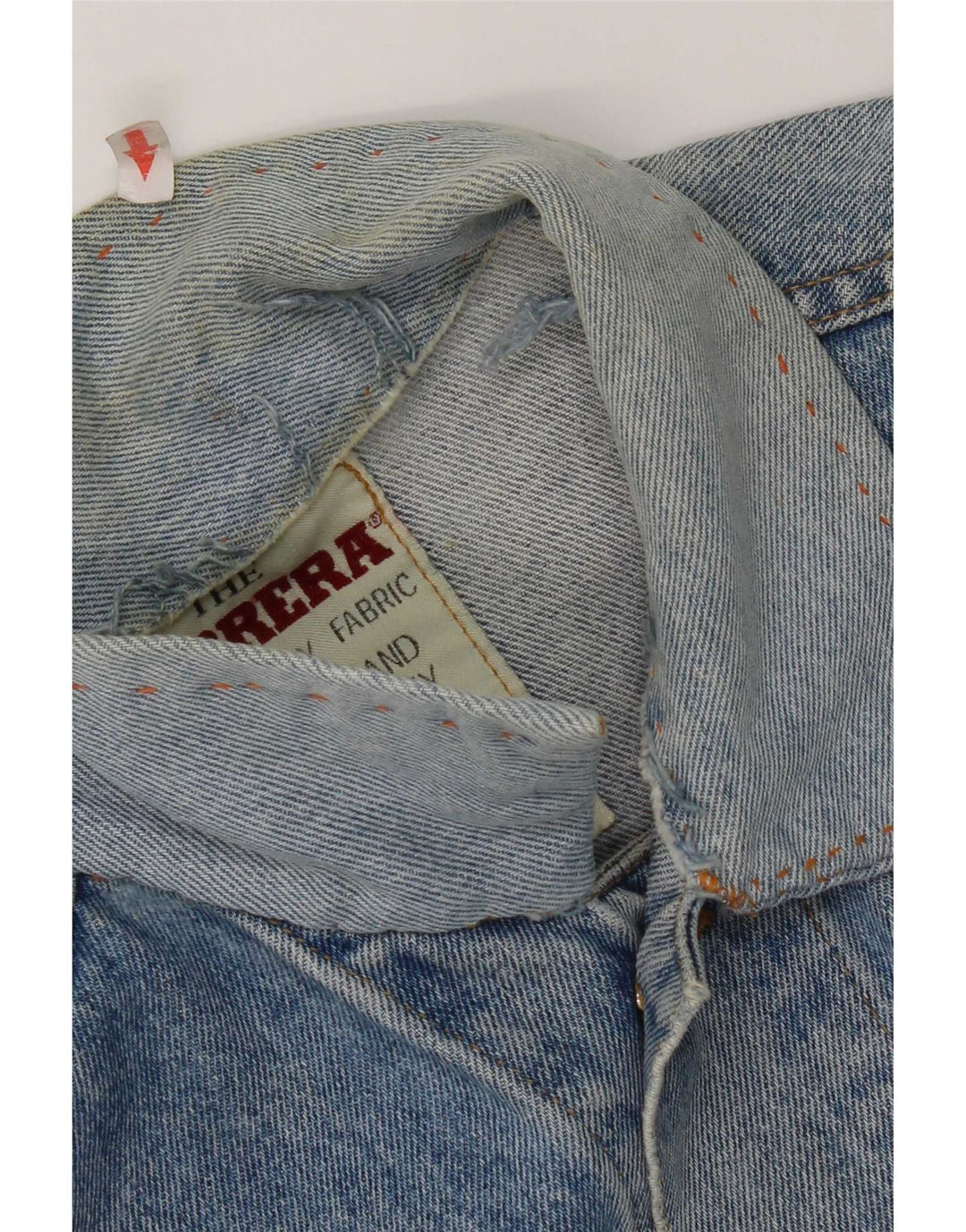 Carrera Herre Distressed Denim Jacket UK 36 Small Blue Cotton