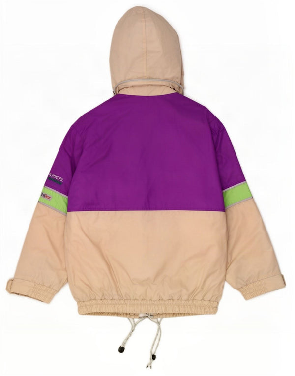 Brugi Skijakke med hætte til mænd UK 44 2XL Off White Colourblock