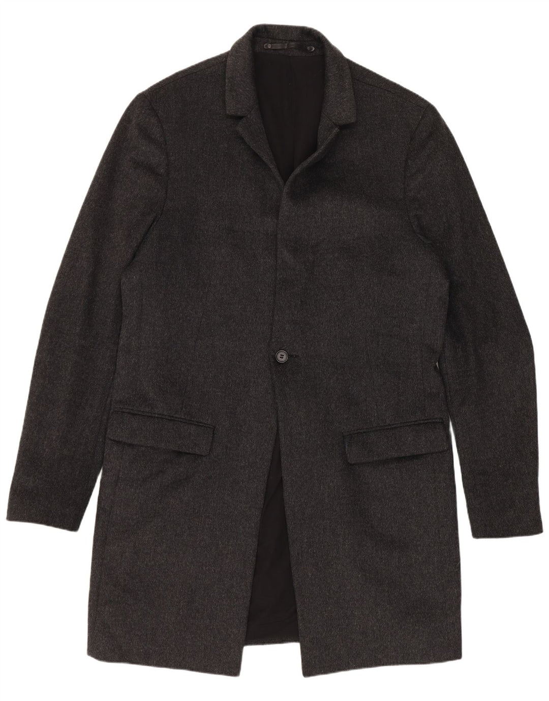 All Saints Herre Overfrakke UK 42 XL Grå Uld