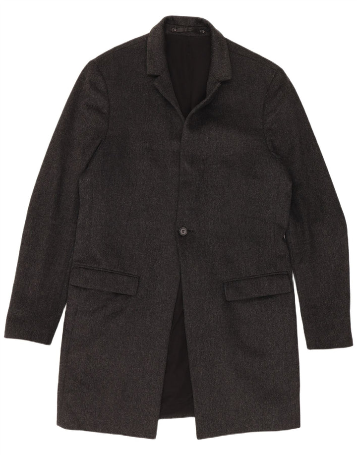 All Saints Herre Overfrakke UK 42 XL Grå Uld