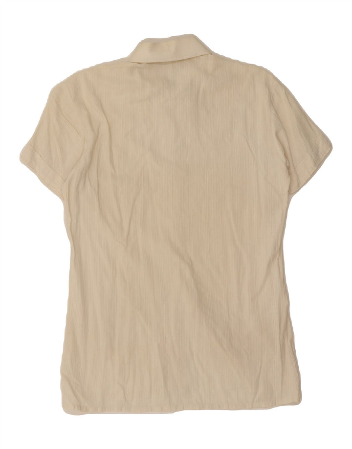 CONFEZIONI DI LUSSO Mens Short Sleeve Shirt Small White Vintage Confezioni Di Lusso and Second-Hand Confezioni Di Lusso from Messina Hembry 