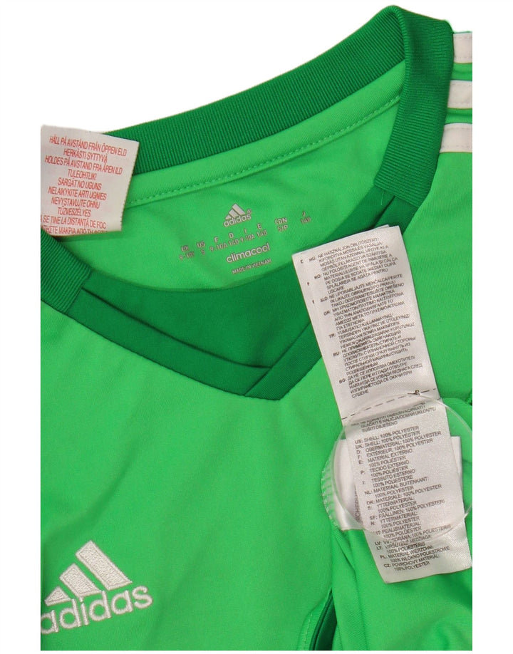 ADIDAS Boys Manchester United Grafisk Top Langærmet 9-10 År Grøn