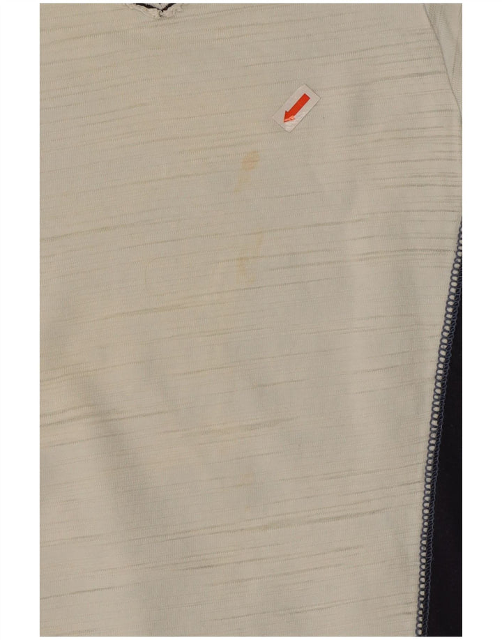 Lotto Herre Grafisk Polo Shirt 2XL Hvid Colourblock Bomuld