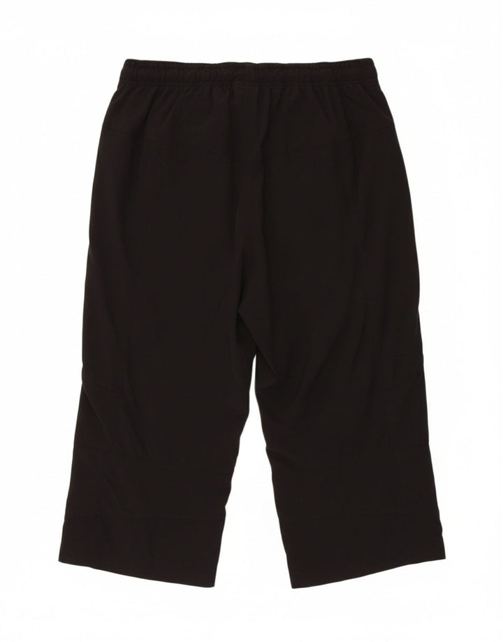 ADIDAS Womens Bermuda Sport Shorts UK 16 Large  Black Vintage Adidas and Second-Hand Adidas from Messina Hembry 