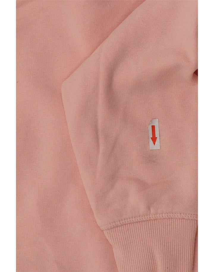 Jack Wills Dame Oversized Grafisk Sweatshirt Jumper UK 10 Small Pink