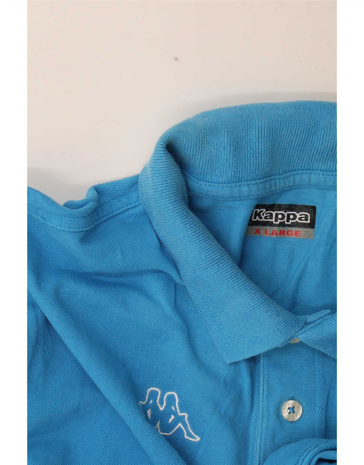 Kappa Herre grafisk poloshirt XL Blå