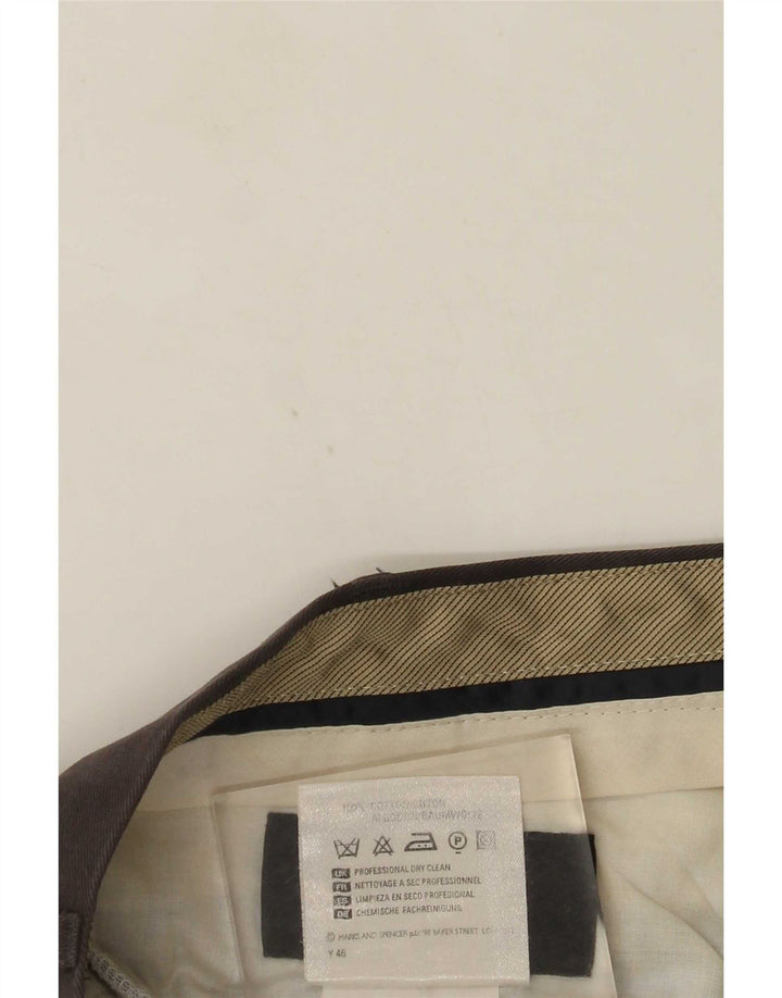 Marks & Spencer Herre St. Michael Straight Chino Bukser W36 L31 Grå
