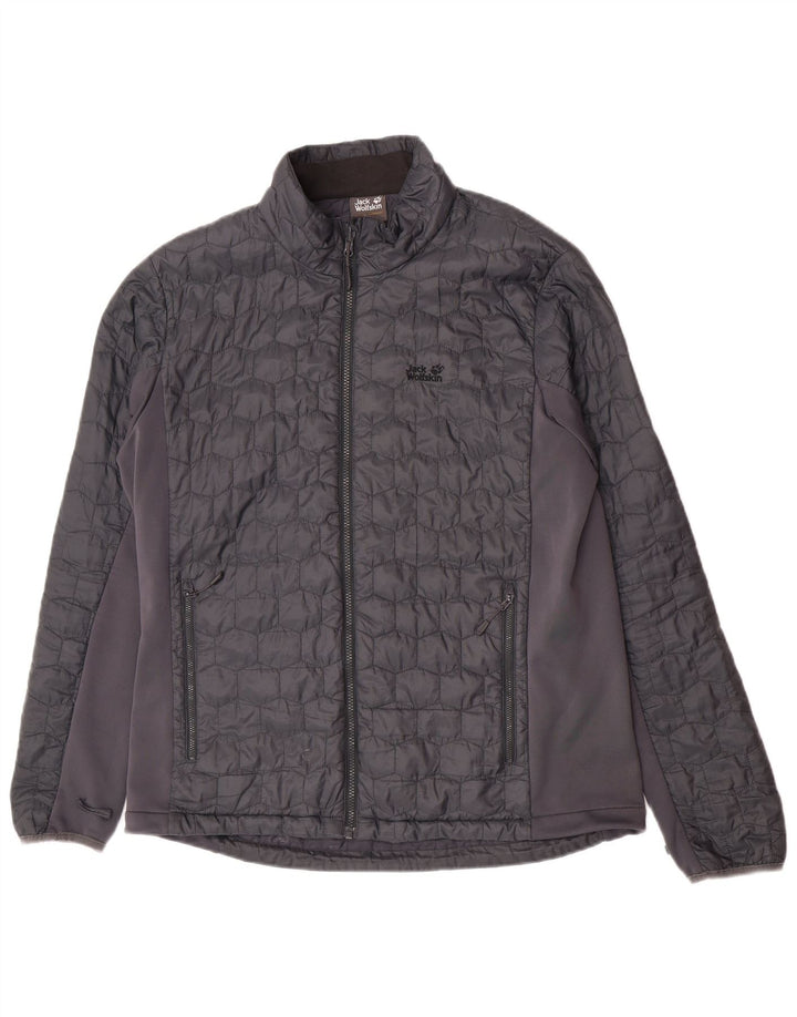 Jack Wolfskin Herre Liner Quiltet jakke UK 44/46 XL Grå Colourblock