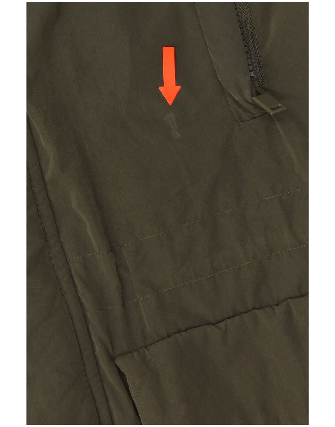 Zara Herre Hooded Padded Coat UK 40 Large Green