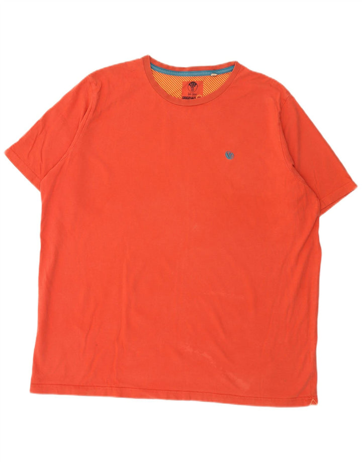 Fat Face Herre T-Shirt Top 2XL Orange Bomuld