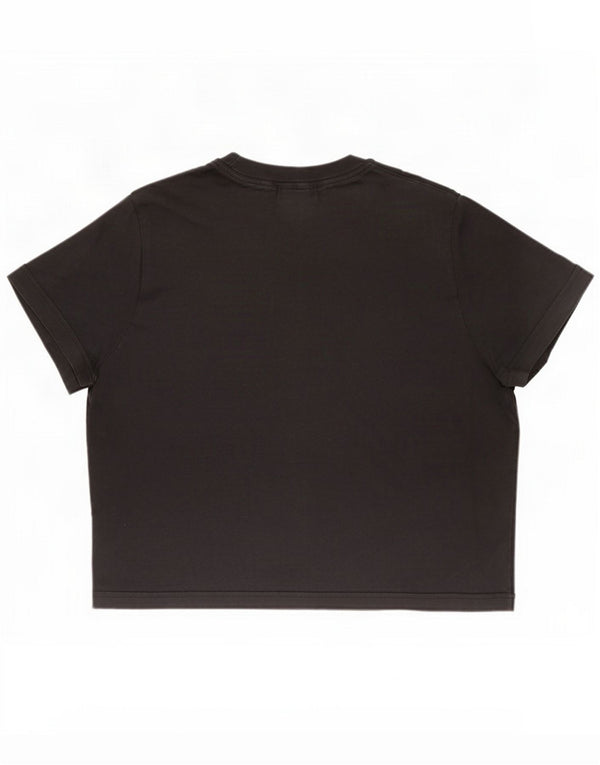 Nike Girls Loose Fit Graphic T-Shirt Top 13-14 Years XL Black Cotton