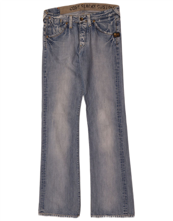 G-Star Herre Distressed Bootcut Jeans W32 L36 Blå Bomuld