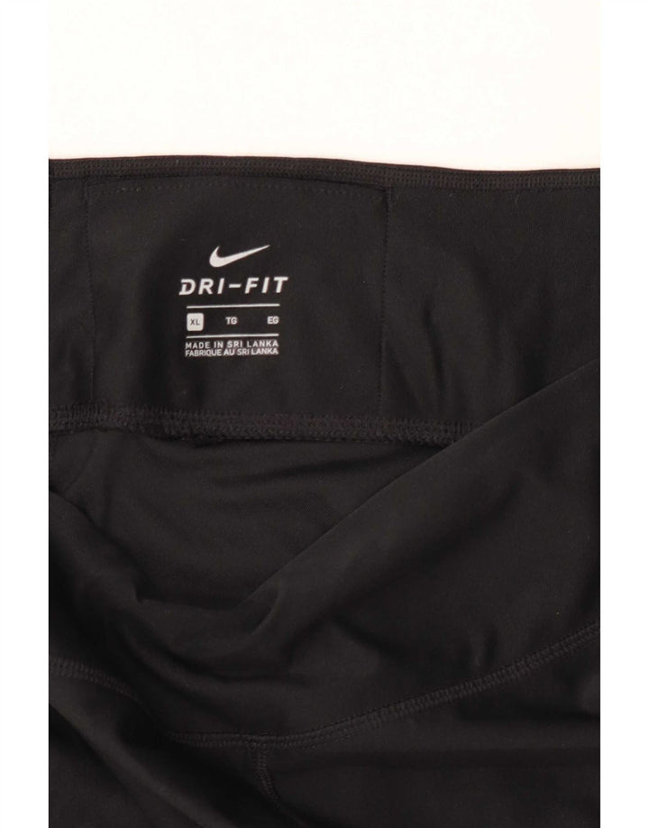 Nike Dame Dri Fit Capri Leggings UK 18 XL Sort