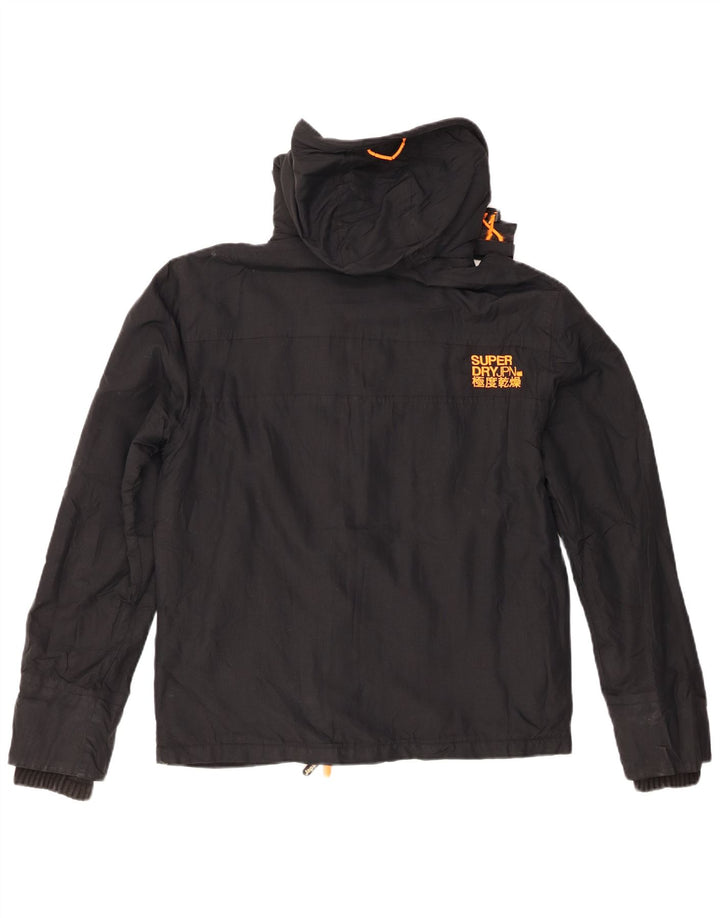 Superdry Graphic Windbreaker Jacket til kvinder UK 14 Medium Black