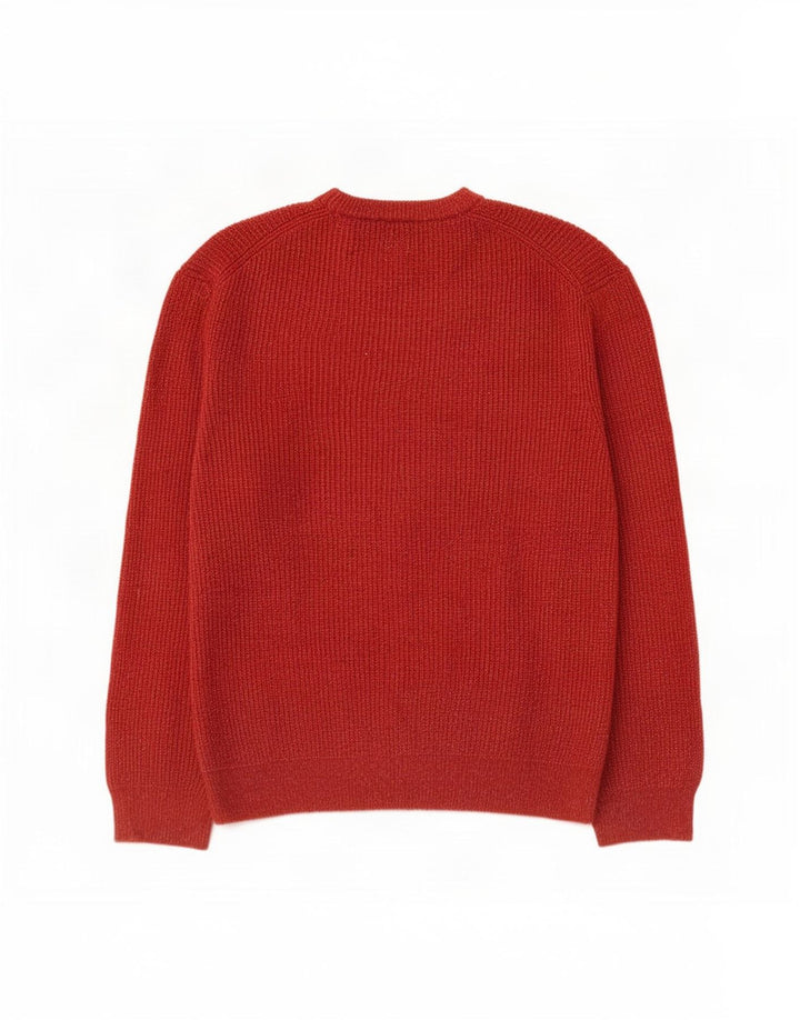 Marks & Spencer Herre sweater med rund hals 2XL rød polyamid