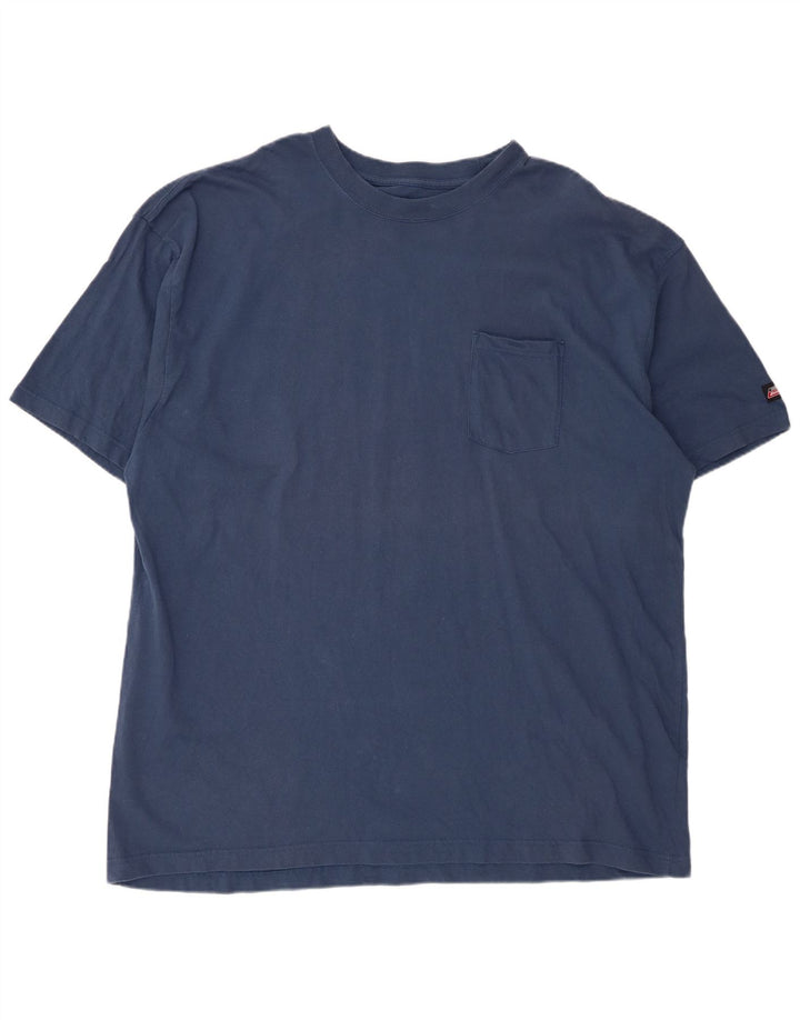 Dickies Herre T-Shirt Top 3XL Blå Bomuld