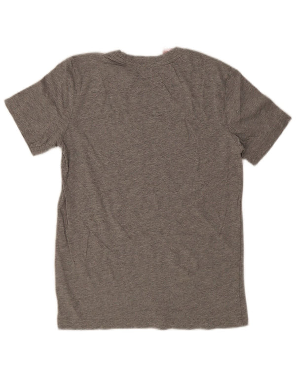 Adidas drenge grafisk t-shirt top 13-14 år grå bomuld Sports