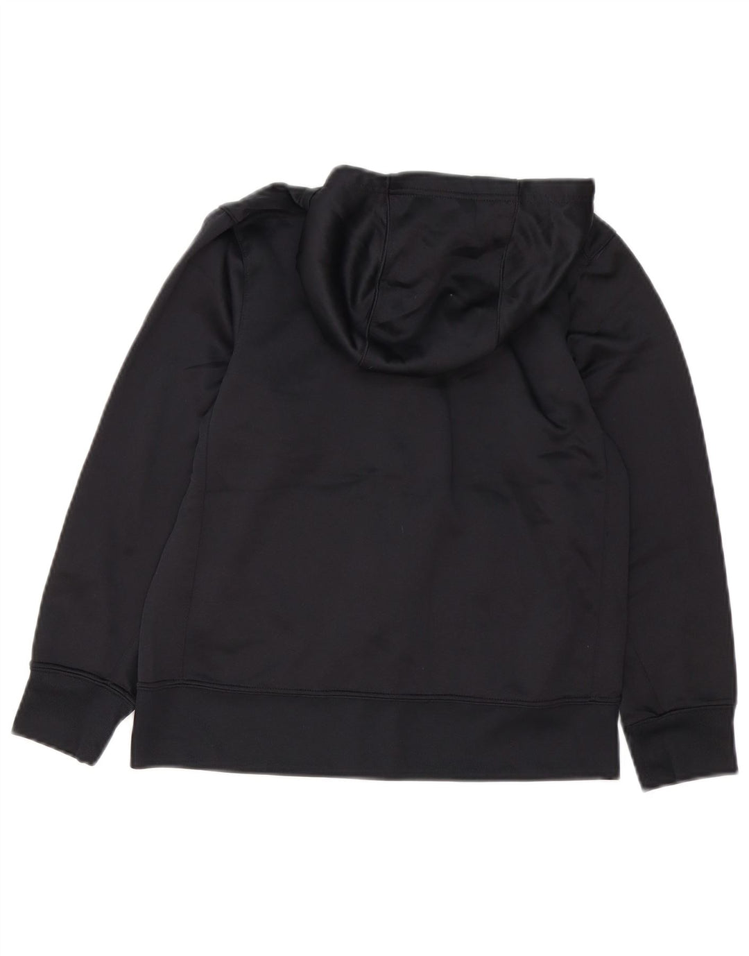 NIKE drenge Therma-Fit hættetrøje med lynlås 10-11 år medium sort polyester