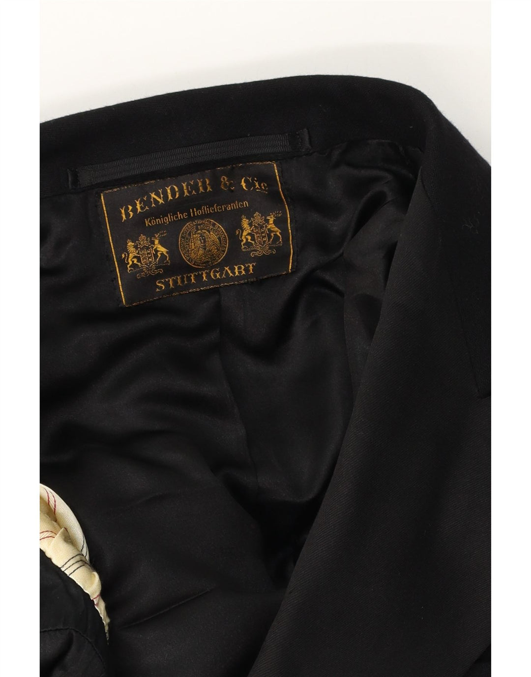 Vintage Dame Blazer Jacket UK 14 Medium Black