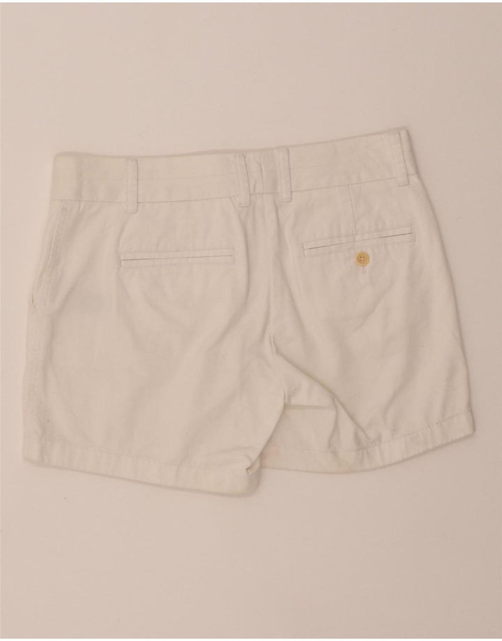 J. CREW Womens Chino Shorts US 2 XS W30  White Cotton Vintage J. Crew and Second-Hand J. Crew from Messina Hembry 