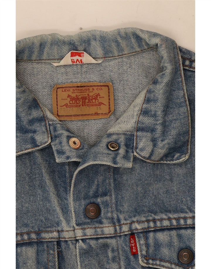 Levi's Boys Denim Gilet 15-16 år Blå