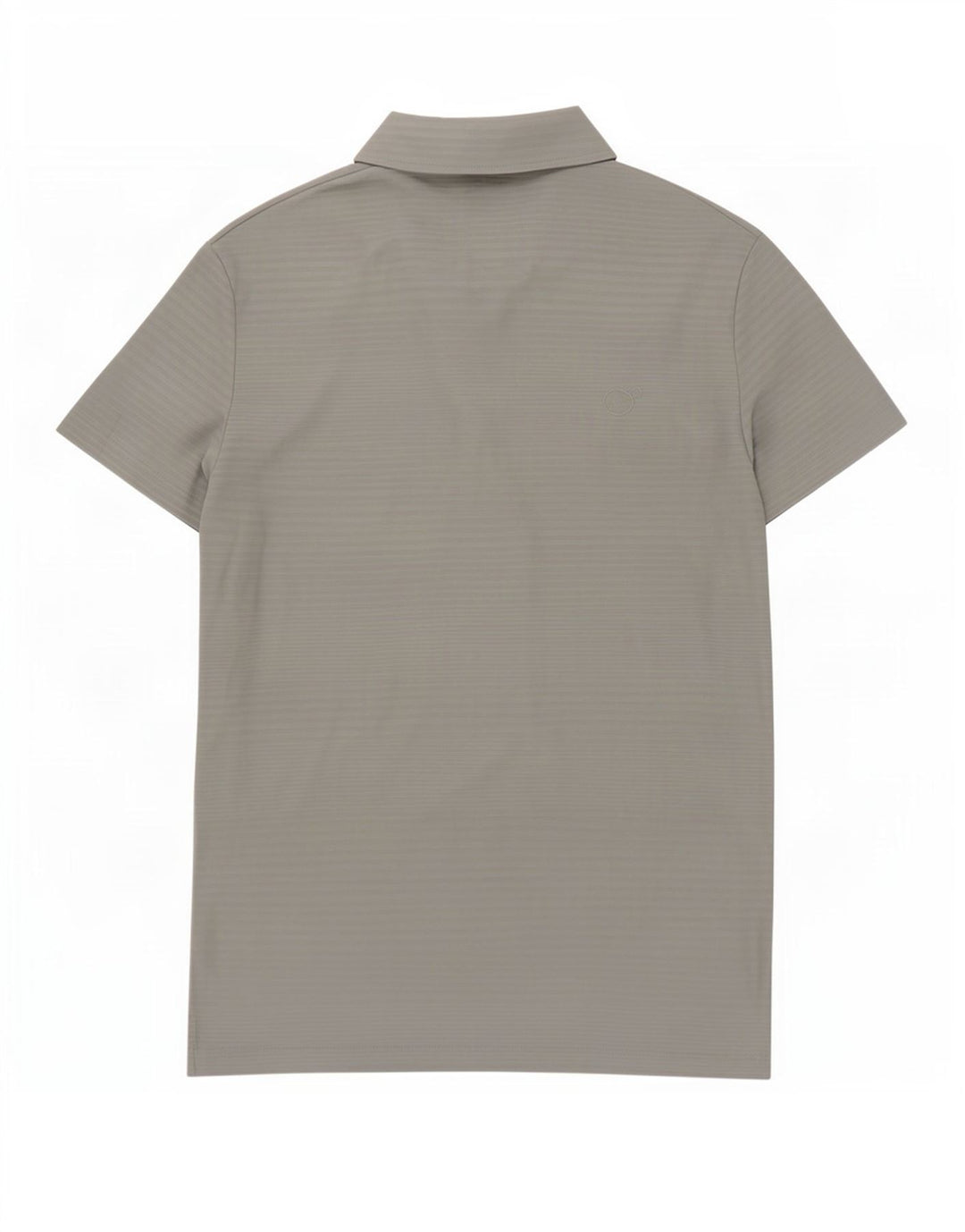 Puma Dame Polo Shirt UK 16 Large Grey Pinstripe Polyester