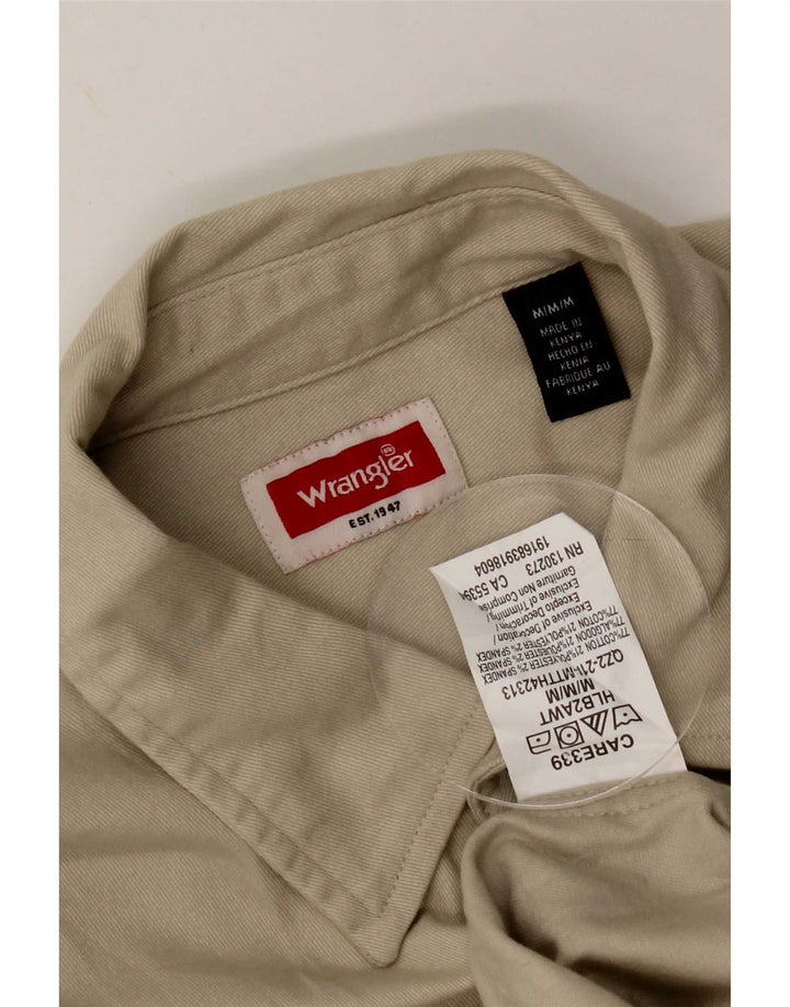 Wrangler herreskjorte mellemgrøn bomuld