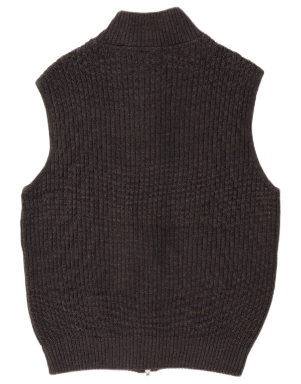 Bramante Herre Cardigan Sweater Medium Grey Virgin Wool